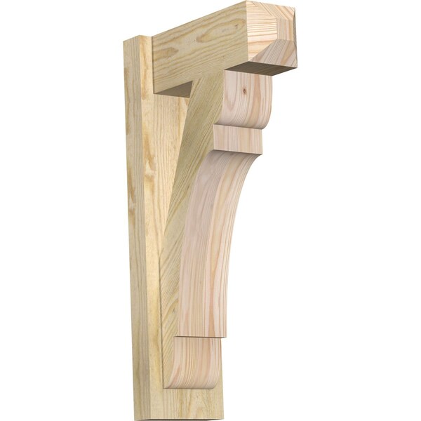 Ekena Millwork Olympic Craftsman Rough Sawn Outlooker, Douglas Fir, 6"W x 14"D x 26"H OUT06X14X26OLY04RDF - main